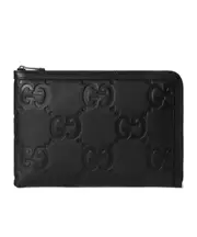 Gucci Jumbo GG Small Travel Document Case One size black