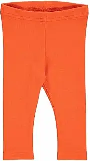 [Fred's World by Green Cotton] Baby Girls' Alfa Rib Leggings, Mandarine, 92 cm