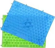 2pcs Foot Massager Mat Tool Acupoint Stimulation Pressure Boards for Home Use Durable Tpe Material for Relaxation Relief for Workers and Healthy present