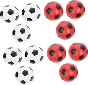 EXHUMKY 12pcs Table Game Football Balls Vibrant Replacement Table Soccer Balls for Standard Foosball Games Fun Accessory for Tabletop Soccer