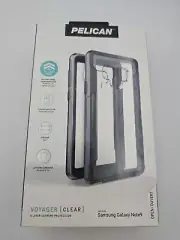New Pelican Voyager Case + Holster for Samsung Galaxy Note 9 - Clear/Gray