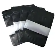 Black Matte Stand Up Pouches Mylar Foil Bag Heat Seal Zipper Food Storage Bag