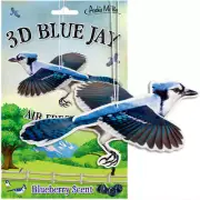3D BLUE JAY Bird Car Air Freshener - (Blueberry Scent) - Archie McPhee