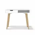 New Office Computer Desk Study Table Storage Drawers Student Laptop White