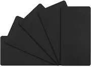 uxcell 5-Pack Anodized Aluminium Laser Engraved Mount Metal Plate 4x2x0.06 Inch with Self Adhesive Engraver Blank Anodized Aluminum Sheets for DIY Laser Printing/Home/Office[Black]