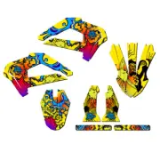 21-23 SRX CX 50 ZANY Yellow Senge Graphics Kit Compatible with Cobra