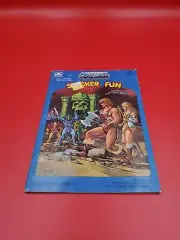 1982 MASTERS OF THE UNIVERSE STICKER FUN GOLDEN BOOK SEE PICS