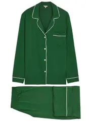 Eberjey Gisele Stretch-modal Pyjama set - Green M (UK 12 / M)