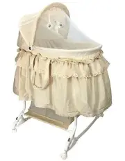 [Aussie Baby] Deluxe Rocking Bassinet Beige