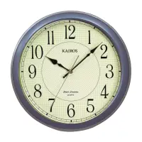 在飛比找博客來優惠-KAIROS凱樂時 KW-1904 復古設計夜光面簡約掛鐘 
