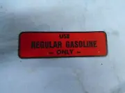 CHAPARRAL decal 1 piece NOS oem decal use regular gasoline only