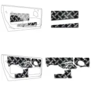 Dynamat 2005-2009 for Ford MUSTANG DOOR KIT XFO M5 D