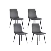 Set Of 4 Modern Dining Chairs