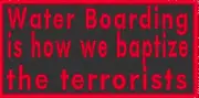 Water Boarding Is How.. Patch W/ VELCRO® Brand Fastener Tactical Morale Emblem