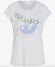 NEW PETER ALEXANDER SLOTH TIME TO CHILL OUT PJ TOP TEE RRP$49.95 WOMENS M