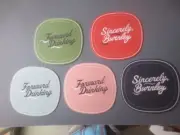 complete set of 5 BURNLEY Micro brewery, Victoria BEER COASTER