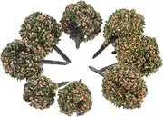 STOBOK Artificial Shrub Tuft DIY Miniature Shrubs Cluster Fake Plant Tuft for Train Tracks Model Trees