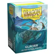 DRAGON SHIELD Matte Dual Glacier 100 CARD SLEEVES DECK PROTECTOR MTG Pokémon