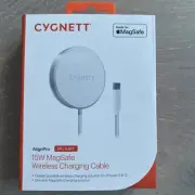 Cygnett AlignPro 15W MagSafe Wireless Charging Cable - White 2M | Connector