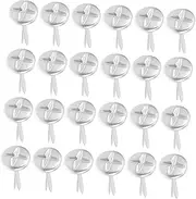 Angoily 100pcs Brad Fasteners for Paper Craft Metal Paper Fasteners Mini Brads for Crafts Making