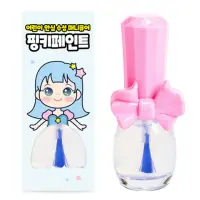 在飛比找momo購物網優惠-【I’m Pinky】可撕安全無毒指甲油-T01透明保護(水