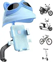 Scooter Phone Holder - Adjustable Cellphone Mount,Waterproof Sun Shade Scooter Phone Clip for Various Models