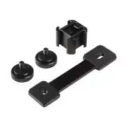 Triple Hot Shoe Mount Bracket For DJI OSMO Mobile 2 Zhiyun Smooth 4 Feiyu Vimble