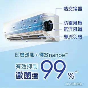 【雙北地區免運含基本安裝】Panasonic12~14坪LJ精緻系列8.5kW變頻冷暖/冷專分離式家用冷氣(CU-LJ90BHA2/CU-LJ90BCA2)