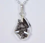 SIKHOTE-ALIN Meteorite Pendant - Sterling Silver - TOP METEORITE Jewelry