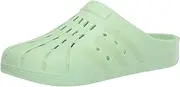 [adidas] Unisex Adilette Clog Slide Sandal, Semi Green Spark/Semi Green Spark/Semi Green Spark, 6 US Men