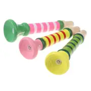 Wooden Trumpet Small Speakers Kid Musical Instrument Education Toy Trumpets