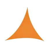 Sudzendf Canopies 9.84'x9.84' Polyester Triangle Patio Sun Shade Sail Orange