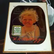 Kellogg's Corn Flakes Reproduction Advertising Sign Poster 1976 Factory Sealed