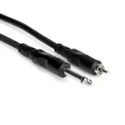 Hosa Technology CPR-110 Unbalanced Interconnect 1/4 in TS to RCA - 10'