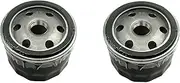 2pcs Oil Filter Compatible with John Deere LX173 288 STX 38 46 GS 25 LT 133 LA 140 145 F 620 LTR 155 Replaces #AM125424 AM119567 GY20577 LG4153 LG492 932S 9329065 7007 49065-0721