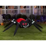 14 Ft. Airblown® Giant Black & Red Spider Fire & Ice™ Projection Halloween Decor