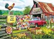 300 Pieces Puzzle for Adults | Country Life Puzzle | Recycled Cardboard Large Piece Jigsaw Puzzles 300 Pieces | Challenging Game Home Decor Birthday Party Gift Toy for Adults Kids Seniors 20.5*15 inch