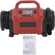 Portable Tire Inflator Pump Air Compressor W/LED Light for RVs Vehicles Motorcycles Sports Equipment