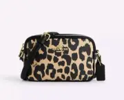 Coach Mini Jamie Camera Bag With Leopard Print