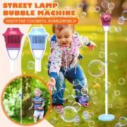 Bubble Blowing Machine With Sound, Light, Music Bubble Blowing Outdoor Toys Kids