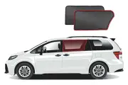 Genuine SNAPSHADES Car Rear Window Shades for Toyota Sienna 3rd Gen (XL30; 20...