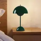 Mushroom Flowerpot Table Lamp Dimmable Bedside Lamp for Patio Bedroom Cafe
