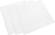 [MOBUTOFU] Bandana Handkerchiefs 3 Pack Pure White Cotton Bandanas for Men Bandana Headband Mens Bandanas Bandannas