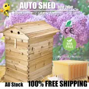 Beehive Bee Boxes Bee hive Box 10 Frames Beekeeping Equipment+ 7 Auto Bee Frames