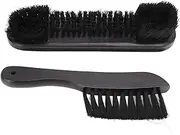Pool Table Cleaner, 2Pcs 9in Pool Table Brush 8.5in Rail Brush Kit, Billiard Cleaning Brush, Billiard Table Accessories for Home, Game Room, Billiard Pool Table Nylon Bristle Brush