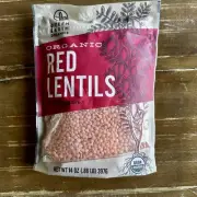 Generic Green Earth Organics Organic Red Lentils Rooted Nature 14 Oz New Sealed