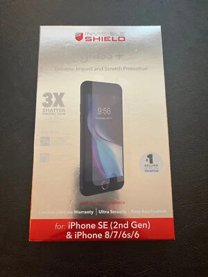 ZAGG Apple iPhone SE (2nd/3rd gen) 8/7/6s/6 InvisibleShield Glass+ Privacy