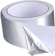 1 Roll Foil Tape Waterproof Double Sided Tape Adhesive Leaks Duct Air Polycarbonate Breather Tape Sticky Conditioner Caulk Grip Dryer Vent Heat Trace Cable Tubing Aid Aluminum Foil