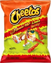 Cheetos Flamin' Hot Limon Cheese Flavored Snacks 8.5 oz