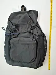 Topman Classic Front Pocket Backpack Black Adult 56U31BBLK Snap Closure New
